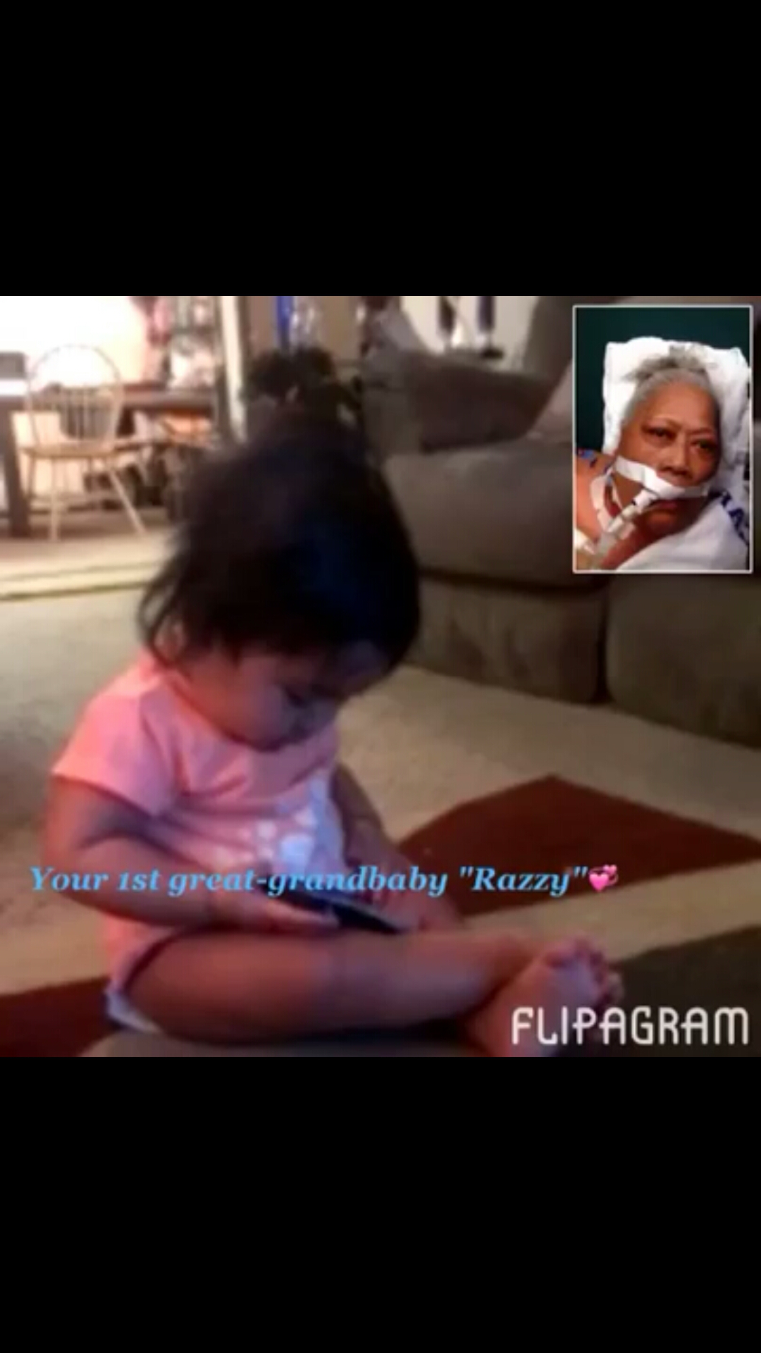Her First Great-Grandbaby Razzy Silva